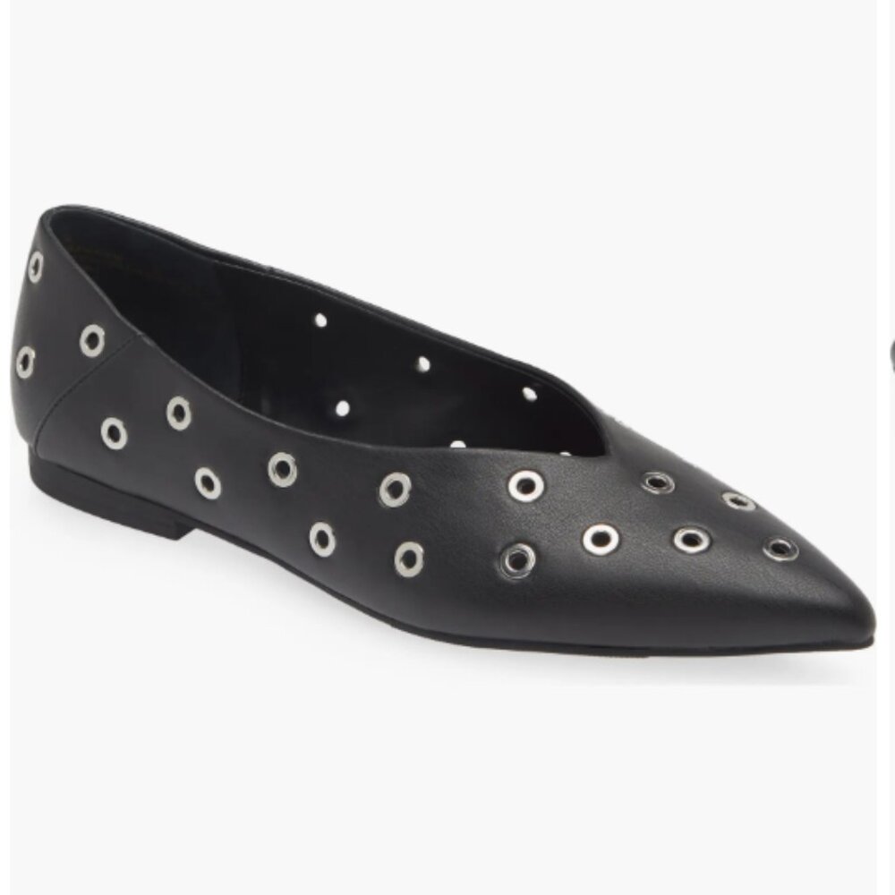 Nordstrom Open Edit Kyler Pointed Toe Flat - Picture 3 of 9